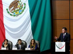 Osorio Chong resalta que hay una disminución de más de 60 por ciento en recomendaciones de la CNDH. NTX / J. Pazos