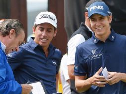Los dos golfistas se mostraron muy contentos por su participación. INSTAGRAM / rodocazaubon