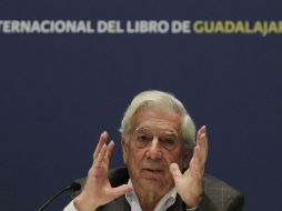 Vargas Llosa durante su participación en la FIL Guadalajara. EL INFORMADOR / M. Freyria