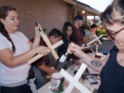 La celebración de los difuntos ha sido muy bien aceptada entre la comunidad anglosajona. EFE / G. Williams