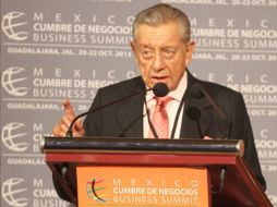 Miguel Alemán Velasco, presidente de México Cumbre de Negocios, en la edición 2013 realizada en Guadalajara. EL INFORMADOR / ARCHIVO