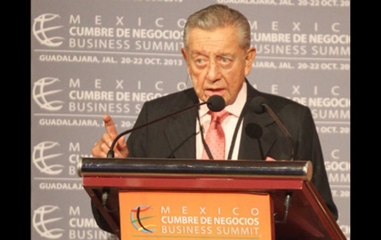 Miguel Alemán Velasco, presidente de México Cumbre de Negocios, en la edición 2013 realizada en Guadalajara. EL INFORMADOR / ARCHIVO
