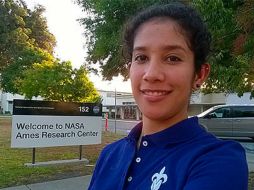 'Es un orgullo poder representar a mi país y mi universidad en esta institución tan importante', expresó la universitaria. ESPECIAL / sct.gob.mx