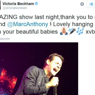 A Victoria Beckham le gusta Marc Anthony