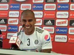Salcido espera al merjo Toluca para el próximo partido. TWITTER /