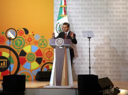 El Presidente Enrique Peña Nieto participa en la decimotercera Cumbre de Negocios, que se realiza en Expo Guadalajara. EL INFORMADOR / P. Franco