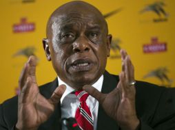 El nuevo aspirante viajará a El Cairo para buscar el apoyo de la Confederación Africana de Futbol. AFP / K. Prinsloo