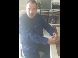 El intérprete publica en su cuenta de Facebook un video para explicar lo sucedido. FACEBOOK / Julio Preciado