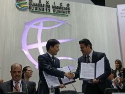 En la Cumbre de Negocios se firmó convenio para construir parque tecnológico chino. EL INFORMADOR / M. Vargas