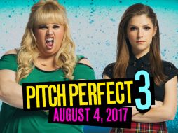 El estreno de 'Pitch Perfect 3' está previsto para el 4 de agosto del 2017. TWITTER / @PitchPerfect