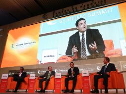 Aristóteles participó en la conferencia 'La perspectiva de los gobernadores' en la Cumbre de Negocios. EL INFORMADOR / M. Vargas