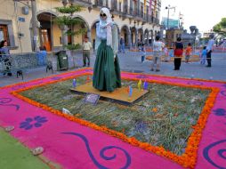 Además se está montando un monumental altar de muertos de cinco mil metros cuadrados. EL INFORMADOR / ARCHIVO
