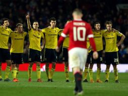 El Manchester United se despidió de la Copa de la Liga en los octavos del torneo. EFE / N. Roddis