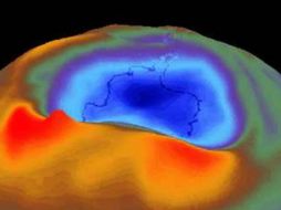 La media calculada durante treinta días del agujero de ozono ha de 26.9 millones de kilómetros cuadrados. ESPECIAL / wmo.int