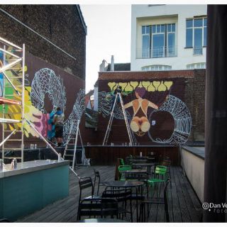 Artistas urbanos rinden homenaje a Diego Rivera en Bélgica