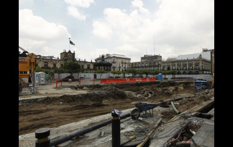 Buscan aprovechar la infraestructura que hay debajo de Plaza Guadalajara y articularlo con la etación Catedral. EL INFORMADOR / ARCHIVO