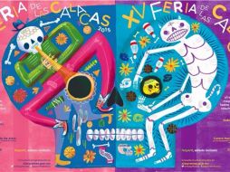 Este año en la feria se tendrá la exposición 'Calacas en movimiento' de Ricardo Linares. TWITTER / @conaculta