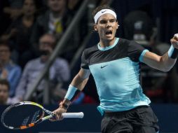 Nadal logró hilar cinco de los últimos seis juegos del parcial para equilibrar el encuentro. AP / A. Wey