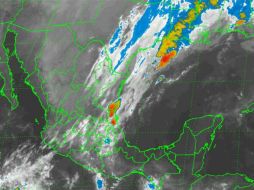 El fenómeno provocará lluvias intensas en San Luis Potosí, Querétaro, Hidalgo y Veracruz. ESPECIAL / smn.cna.gob.mx
