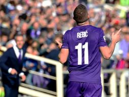 Ante Rebic anotó al minuto 24 el inicio del gran resultado. AFP / V. Pinto