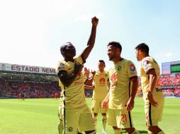 Darwin Quintero anotó el primer gol de los de Coapa. EFE / A. Cruz