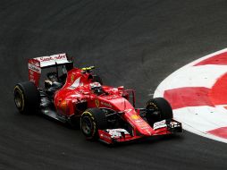 Kimi Raikkonen se despidió de un Gran Premio que no había iniciado bien. AFP / M. Thompson