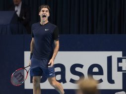 Roger ascendió un escalón en la lista al triunfar en Suiza. AFP / F. Coffrini