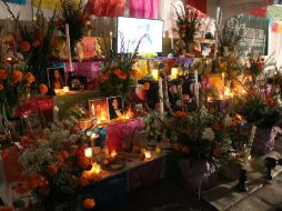 Este año, la ofrenda estuvo dedicada a los comunicadores que han perdido la vida en 2015. NTX / M. Guerrero