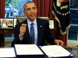 Obama negoció el acuerdo con líderes congresuales demócratas y republicanos. EFE / D. Brack