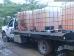 El detenido, el vehículo y el hidrocarburo quedaron a disposición del Agente del Ministerio Público. ESPECIAL / cns.gob.mx