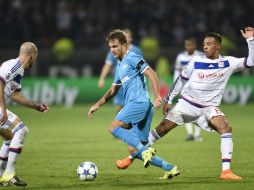 El juego inició dominado por parte del Lyon, de igual manera lo fue la segunda mitad del partido por lo que el Zenit reaccionó a ello. AFP / P. Desmazes