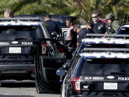 El sospechoso había comenzado a tirar al aire, lo que provocó la alarma. AP / G. Bull