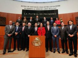 Ex presidentes de la Mesa Directiva, de 1999 a la fecha, tendrán cargos 'honoríficos' dentro de la Cámara alta. TWITTER / ARCHIVO