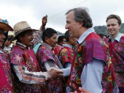 Meade estuvo en Chiapas para verificar la operación de los programas. NTX / CORTESÍA