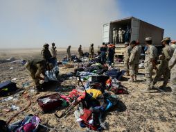 El avión de Metrojet se desbarató 23 minutos después de despegar del centro vacacional Sharm el Sheijh. AP /