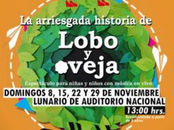 La pieza teatral tres actores y dos músicos cuentan un relato que trastoca los estereotipos. TWITTER / @lunariomx