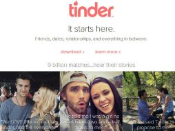 Señalan que los usuarios buscan algo más que encuentros casuales. ESPECIAL / gotinder.com