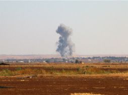 El edificio es destruido por completo, lo que causó un número indeterminado de heridos en las filas de la organización extremista. AFP / ARCHIVO