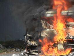 Por el momento se desconocen los motivos por los que el autobús se incendió. AFP / ARCHIVO