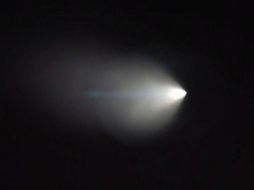 La falta de información sobre el rayo de luz provocó nú erosas llamadas a las agencias de seguridad. AP / J. Solomita