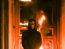 Piotr pudo tomarse una fotografía antes de que lo apresaran. TWITTER / @anyastr
