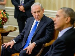 Los mandatarios se encontraron en el Despacho Oval de la Casa Blanca. AP / A. Harnik