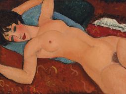 La pintura de 1917 a 1918 casi ocasionó un escándalo la primera vez que fue exhibido en París. EFE /