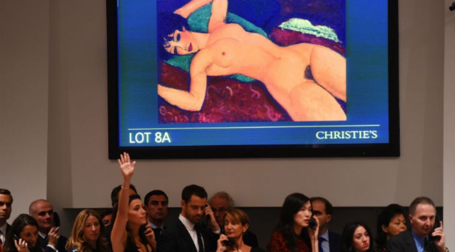 Cada obra de arte considerada como ''cara'' rebasa el precio de 100 millones de dólares. AFP / T. A. Clary