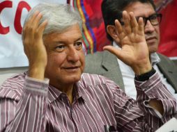 La reunión fue solicitada por el líder de Morena, López Obrador, para explicar su proyecto alternativo para el aeropuerto. EL INFORMADOR / ARCHIVO