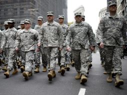 Los latinos ocupan el primer lugar entre las mayores categorías étnicas de 17 a 34 años de la armada. EFE / J. Lane