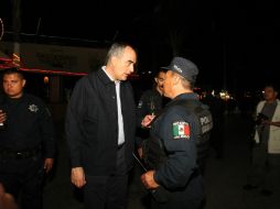 Salvador Caro Cabrera supervisó los preparativos para el operativo de seguridad que se ha montado. EL INFORMADOR / R. Tamayo