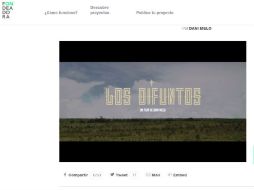 La película está en Fondeadora, una plataforma en la que se dona a proyectos como este. ESPECIAL / fondeadora.mx