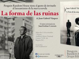 El autor explicó en su presentación que en la novela 'todo el mundo está buscando algo'. TWITTER / @MegustaleerCo