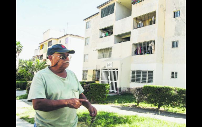 El multifamiliar FOVISSSTE Estadio ejemplifica el abandono en que se encuentran muchas unidades habitacionales. EL INFORMADOR / E. Barrera